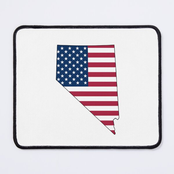 Item preview, Nevada USA Flag Silhouette – Stars and Stripes State Outline designed and sold by Paper Drip.