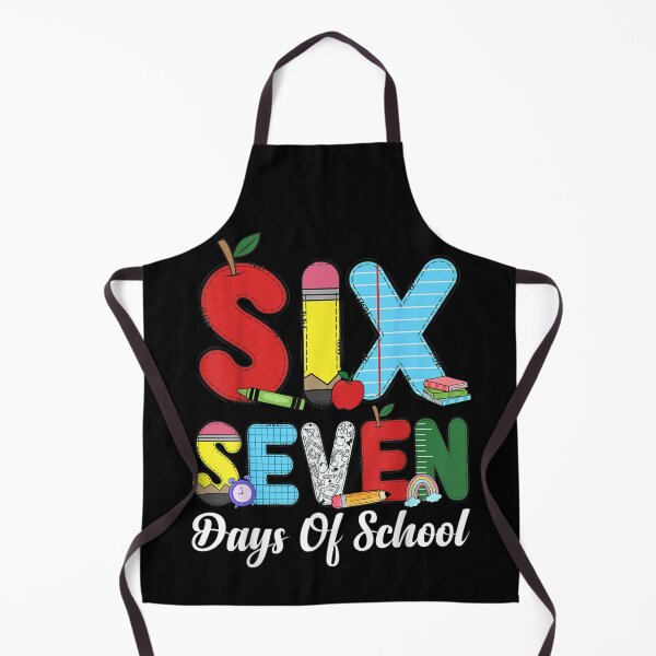 Item preview, Celebrating Six Seven Days Of School, Cute Educational Supply Theme Design designed and sold by WilliaMaler.