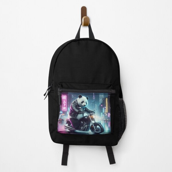 Item preview, panda motorcycle riding designed and sold by Dogandesighn.