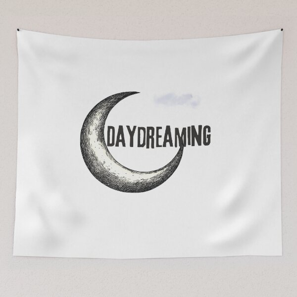 Item preview, Daydreaming – Moon Aesthetic Quote Design designed and sold by CielaNoir.