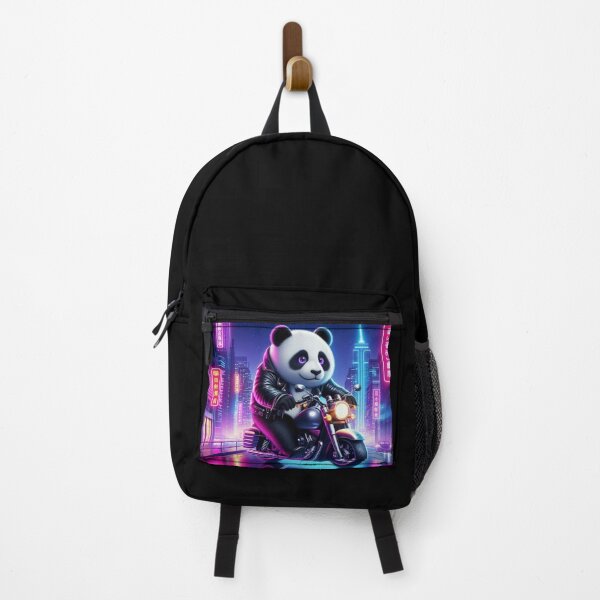 Item preview, cute panda motorcycle riding designed and sold by Dogandesighn.