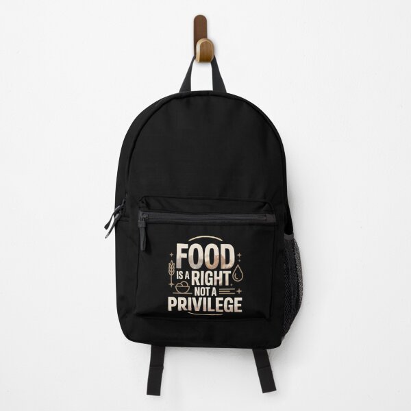 Item preview, Food Is a Right Not a Privilege – minimalist cosmic equality vector design designed and sold by SaritaVerseArt.