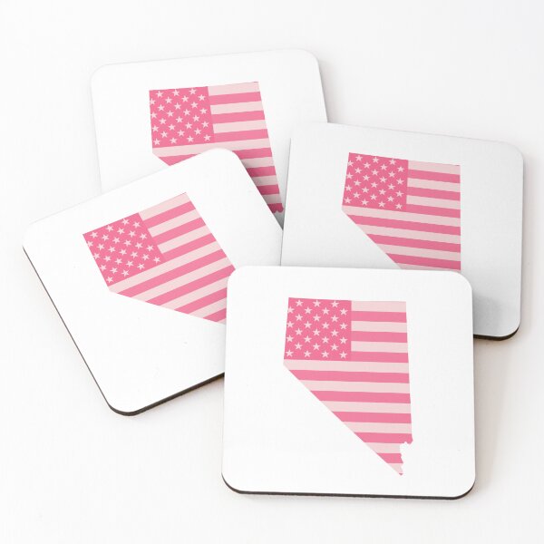 Item preview, Nevada State Pop Pink Stars & Stripes – Trendy Pink designed and sold by Paper Drip.