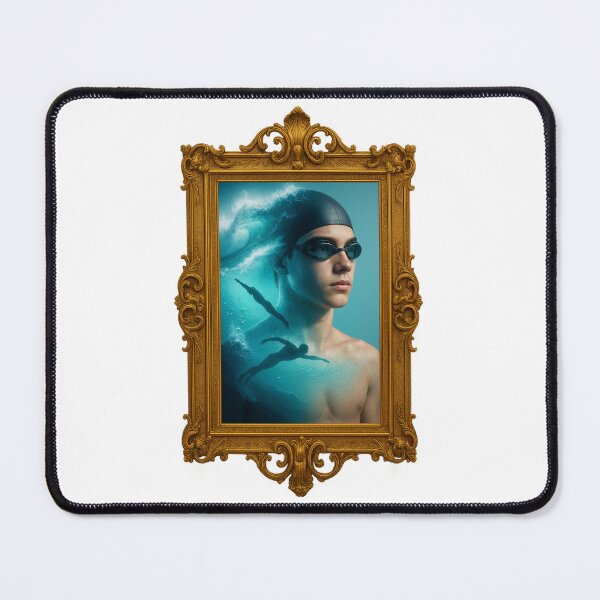 Item preview, Deep blue Swimmer designed and sold by KevinGarden.