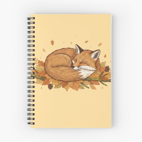 Item preview, Cozy Sleeping Fox in the Forest Autumn Animal Nature Peace Forest Animals Cozy Style Animal Design designed and sold by DarkNight9.
