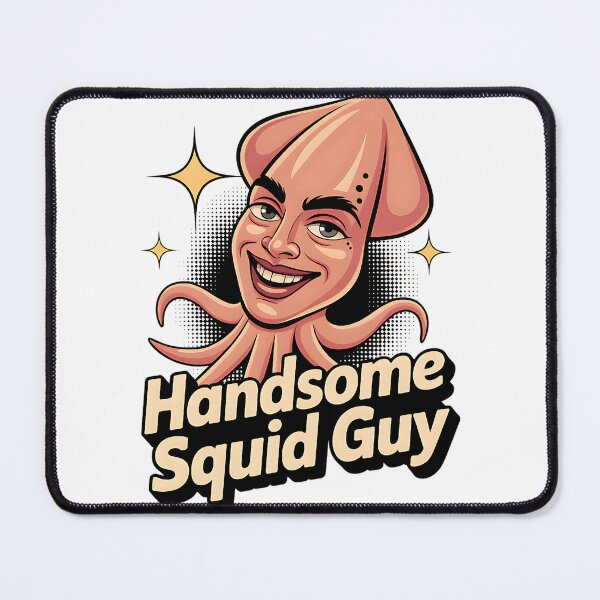 Item preview, Handsome Squidward Meme Inspired Art – Funny Glam Parody Character Design designed and sold by Zvex_01.