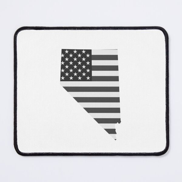 Item preview, Nevada State Stars & Stripes Silhouette – Black and White designed and sold by Paper Drip.