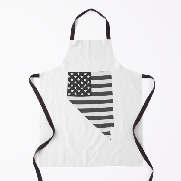 Item preview, Nevada State Stars & Stripes Silhouette – Black and White designed and sold by Paper Drip.