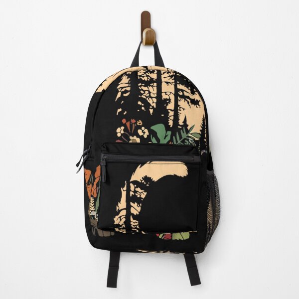 Item preview, Feline Cat Silhouette With Double Exposure Forest And Floral Pattern designed and sold by Chaya Reid.