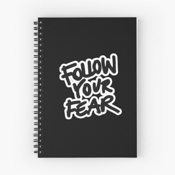 Artikelvorschau, Folge deiner Angst – Motivationszitat entworfen und verkauft von TextAura™.