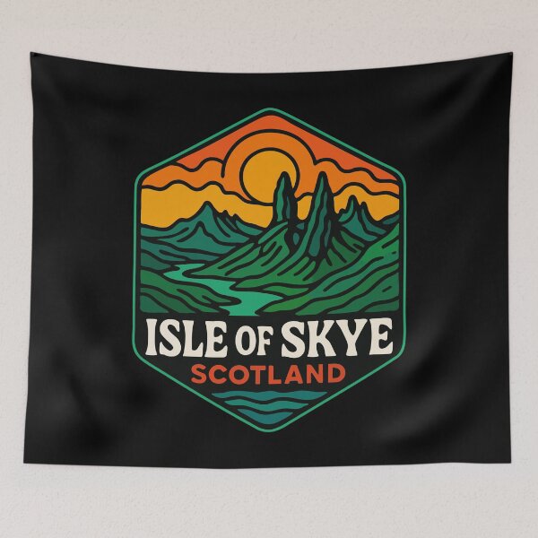 Item preview, Isle Of Skye Scotland Retro Travel designed and sold by TomFrontierArt.
