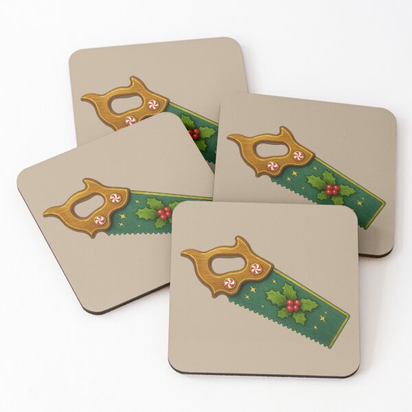 Item preview, Festive Handsaw – Holly Forest Edition designed and sold by BROHLine Studio.