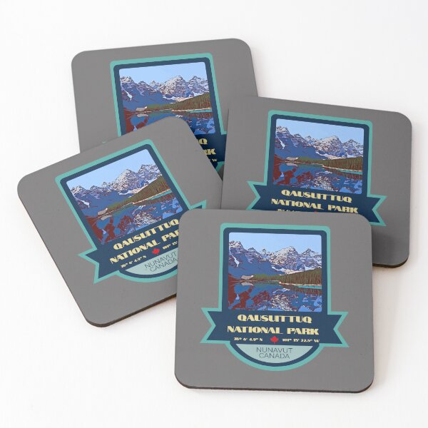 Item preview, Qausuittuq National Park Vintage Retro Sticker – Canada National Park Badge Design designed and sold by RouseDesigns.