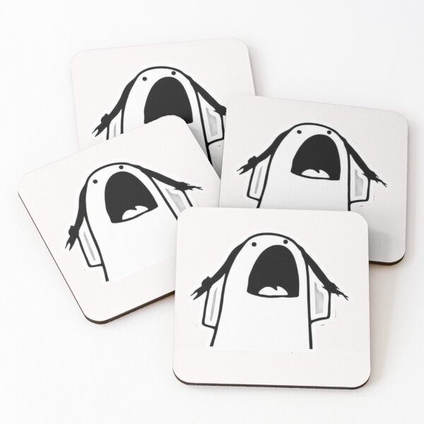 Item preview, Cute Screaming Cartoon Character Doodle designed and sold by TextAura™.