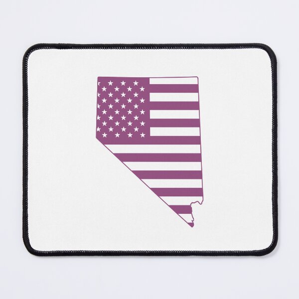 Item preview, Nevada USA Flag Silhouette – Stars and Stripes State Outline designed and sold by Paper Drip.