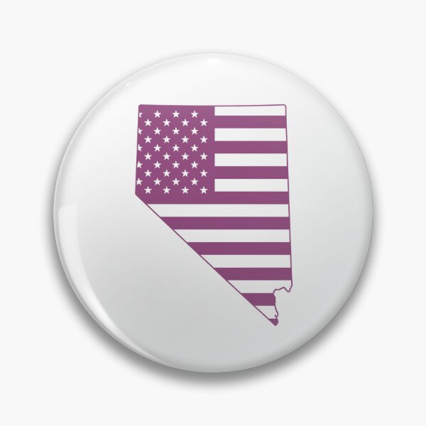 Item preview,  Nevada  USA Flag Silhouette – Stars and Stripes State Outline designed and sold by Paper Drip.
