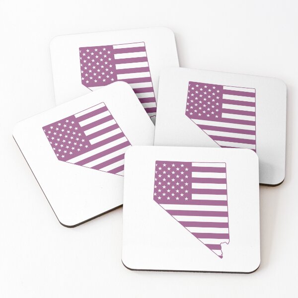 Item preview,  Nevada  USA Flag Silhouette – Stars and Stripes State Outline designed and sold by Paper Drip.