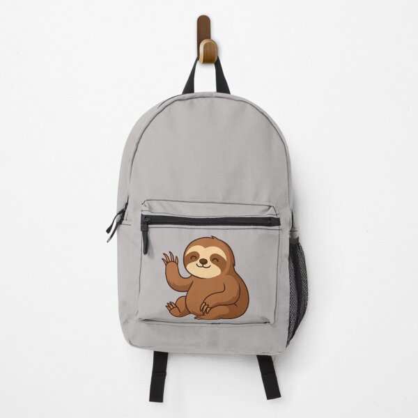 Item preview, Kawaii Sloth Sitting Cartoon Design designed and sold by AndreiTS90.