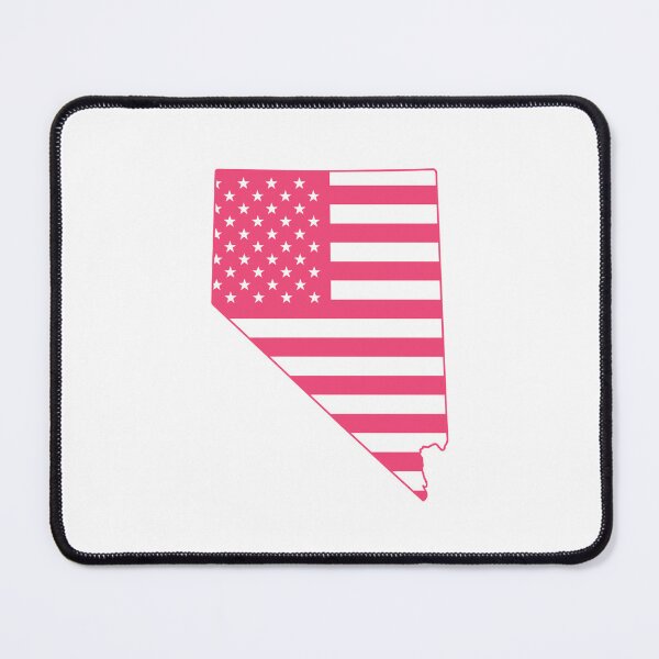 Item preview,  Nevada USA Flag Silhouette – Stars and Stripes State Outline designed and sold by Paper Drip.