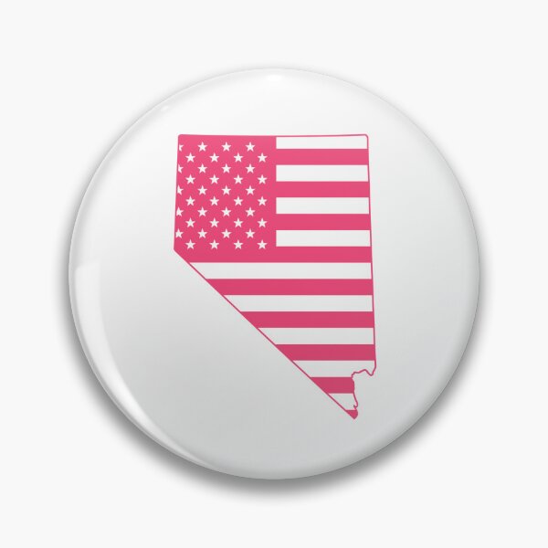 Artikelvorschau, Nevada-Flagge (USA) – Umriss des Bundesstaates mit Sternen und Streifen entworfen und verkauft von Paper Drip.