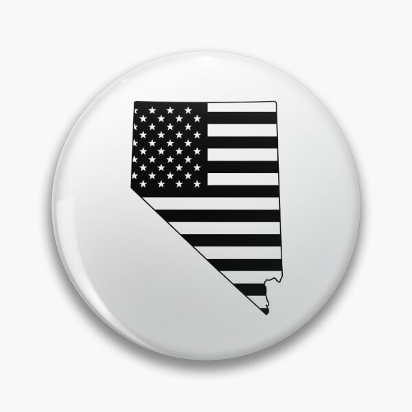 Item preview,  Nevada  USA Flag Silhouette – Stars and Stripes State Outline designed and sold by Paper Drip.