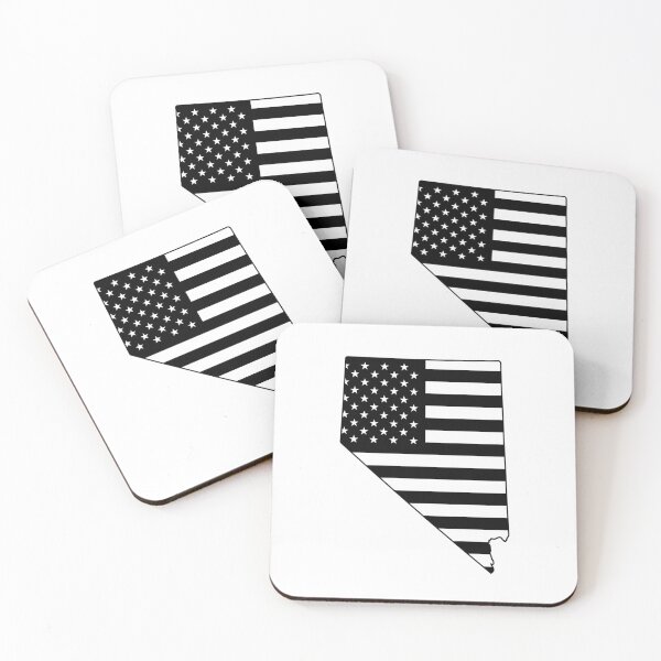 Item preview,  Nevada  USA Flag Silhouette – Stars and Stripes State Outline designed and sold by Paper Drip.