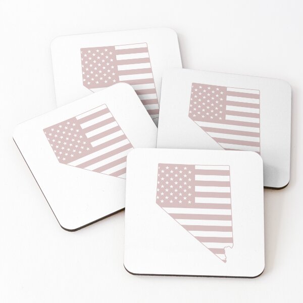 Item preview,  Nevada USA Flag Silhouette – Stars and Stripes State Outline designed and sold by Paper Drip.