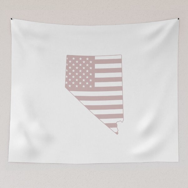 Item preview,  Nevada USA Flag Silhouette – Stars and Stripes State Outline designed and sold by Paper Drip.