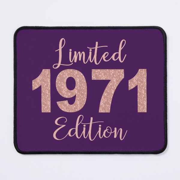 Item preview, Birth Year 1971 Rose Gold Diamonds Effect designed and sold by Jeallan Designs.