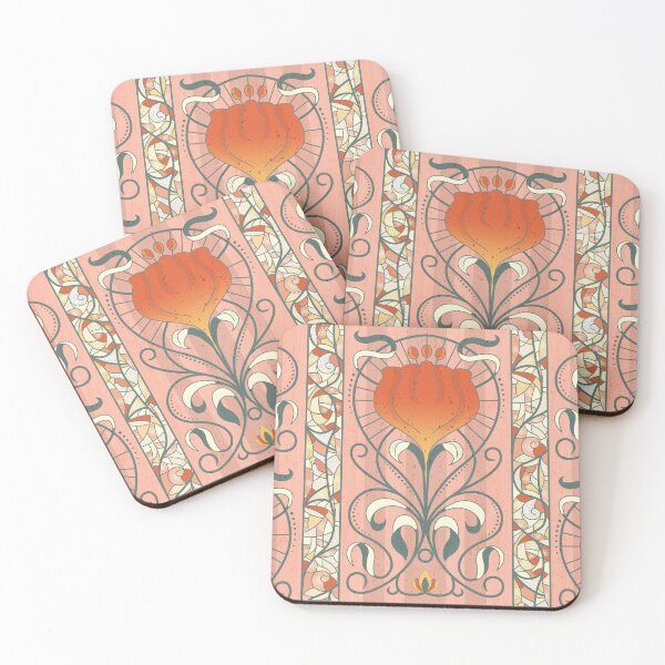 Item preview, Glass Garden - Rose Ember designed and sold by Carina Parry Studios.