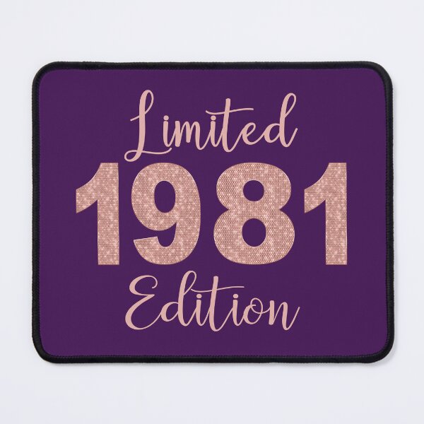 Item preview, Birth Year 1981 Rose Gold Diamonds Effect designed and sold by Jeallan Designs.
