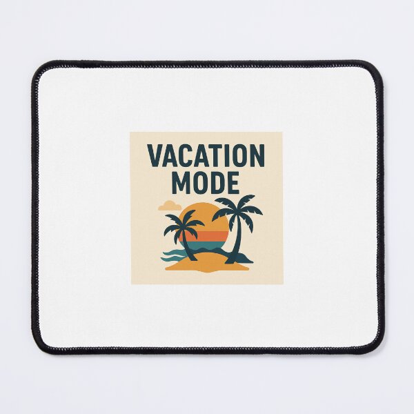 Item preview, Vacation Mode – Tropical retro vacation motif in highest resolution designed and sold by Cleveralltag.
