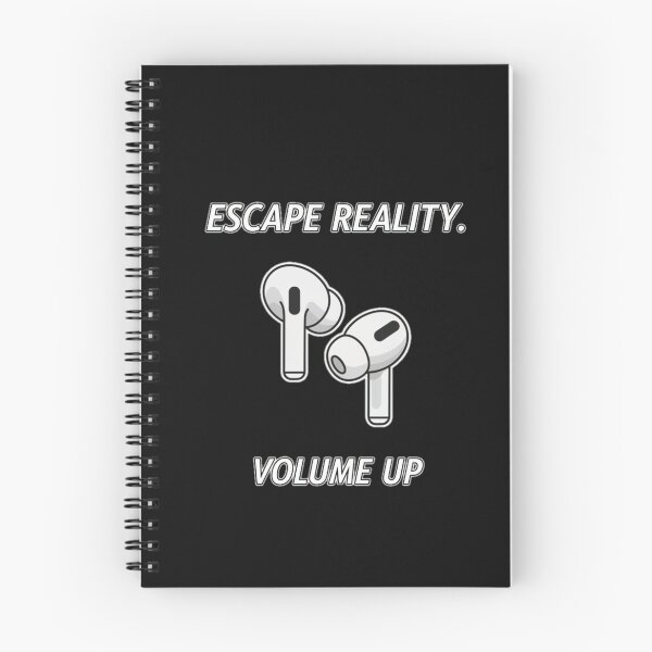 Item preview, Escape Reality Volume Up Earbuds Design designed and sold by TextAura™.