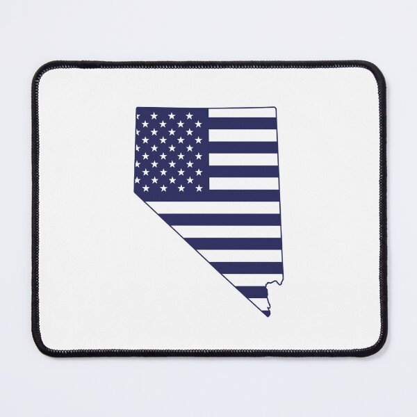 Item preview, Nevada USA Flag Silhouette – Stars and Stripes State Outline designed and sold by Paper Drip.