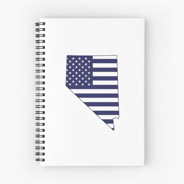 Item preview, Nevada USA Flag Silhouette – Stars and Stripes State Outline designed and sold by Paper Drip.