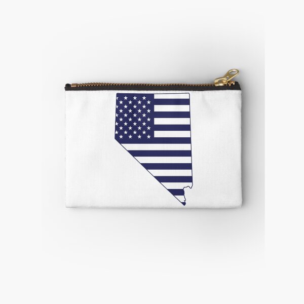 Item preview, Nevada USA Flag Silhouette – Stars and Stripes State Outline designed and sold by Paper Drip.
