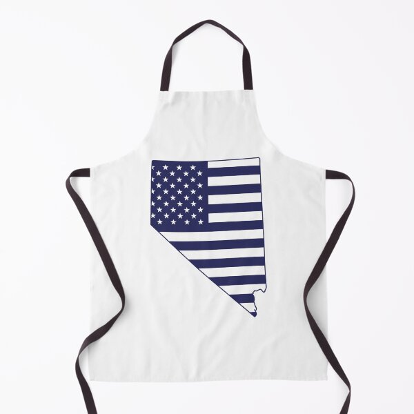 Item preview, Nevada USA Flag Silhouette – Stars and Stripes State Outline designed and sold by Paper Drip.