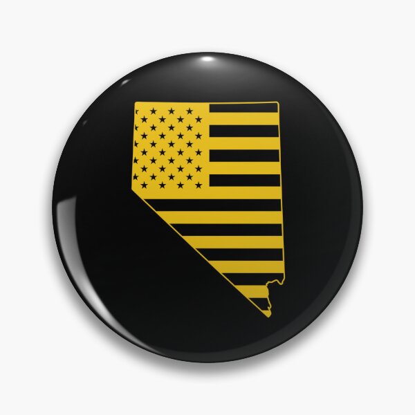 Item preview, Nevada USA Flag Silhouette – Stars and Stripes State Outline designed and sold by Paper Drip.