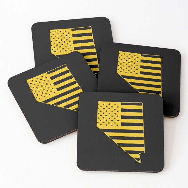 Item preview, Nevada USA Flag Silhouette – Stars and Stripes State Outline designed and sold by Paper Drip.