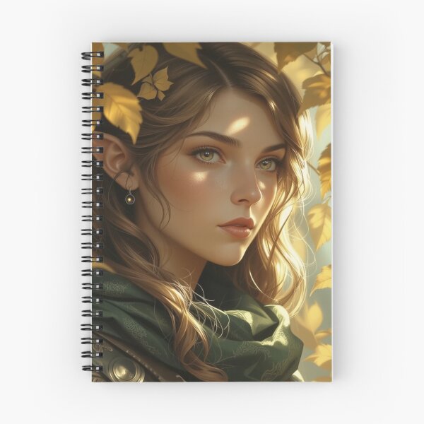 Item preview, Autumn Elf Ranger – Fantasy Portrait designed and sold by DiceWay.