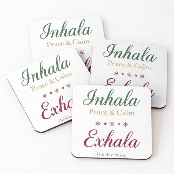 Item preview, Santa Inhala Exhala Christmas Shirt | Ho Ho Ho Stress Relief | Funny Holiday Wellness Gift designed and sold by Aesthynova.