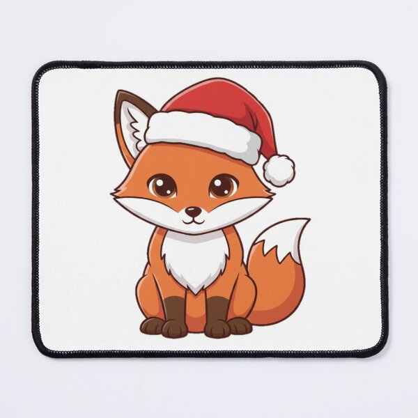Item preview, Cute Orange Fox in Santa Hat | Cute Christmas designed and sold by PFS-.