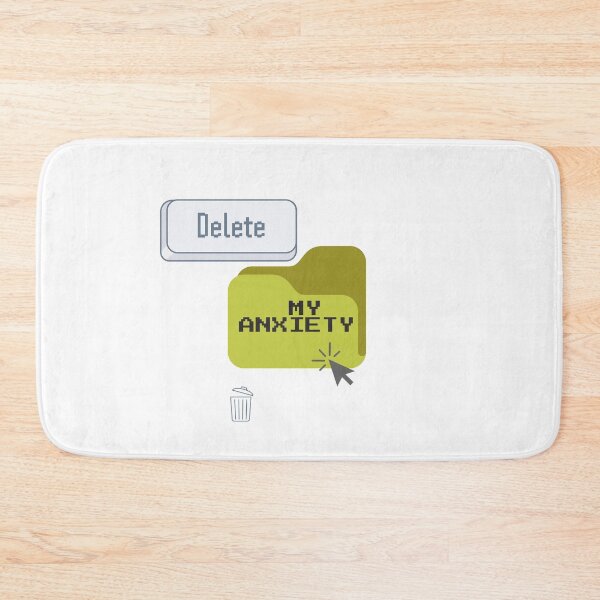 Item preview, Delete My Anxiety – Tech-Inspired Relatable Quote designed and sold by CielaNoir.