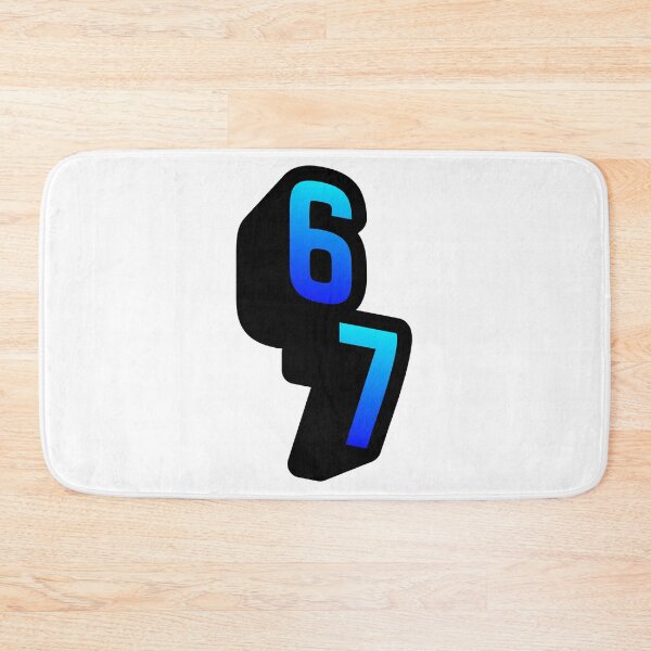Item preview, Blue 3D "6, 7" Six Seven designed and sold by Holy Coast Threads (Formerly ChristianFlower).