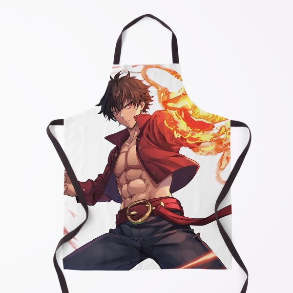 Item preview, Flame Aura Pirate Fighter – Original Anime Character designed and sold by ThroneOfAnime.