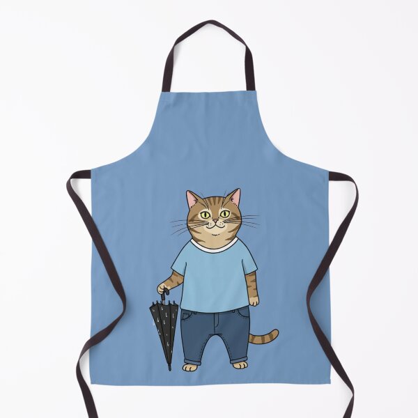 Item preview, Casual and Clever Cat: "Kitty with an umbrella" designed and sold by JerboT-shirt.
