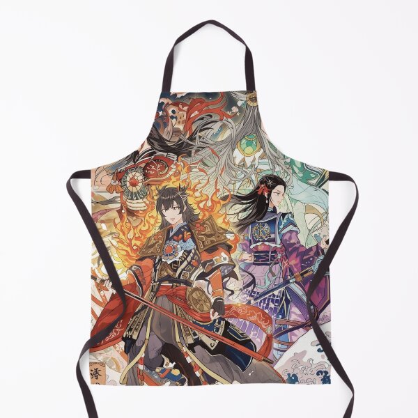 Item preview, Elemental Water Warriors – Anime Ukiyo-e Team Fantasy with Japanese Waves designed and sold by Vandy Fullam.