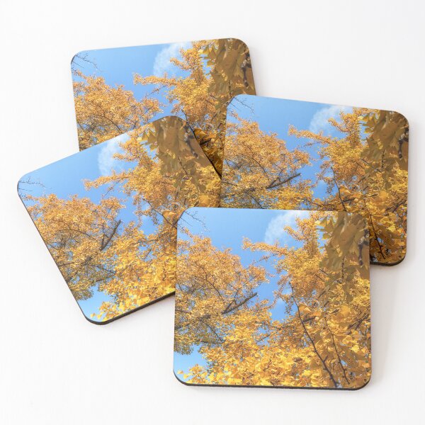 Item preview, Ginkgo tree autumn foliage designed and sold by aaronchoi.