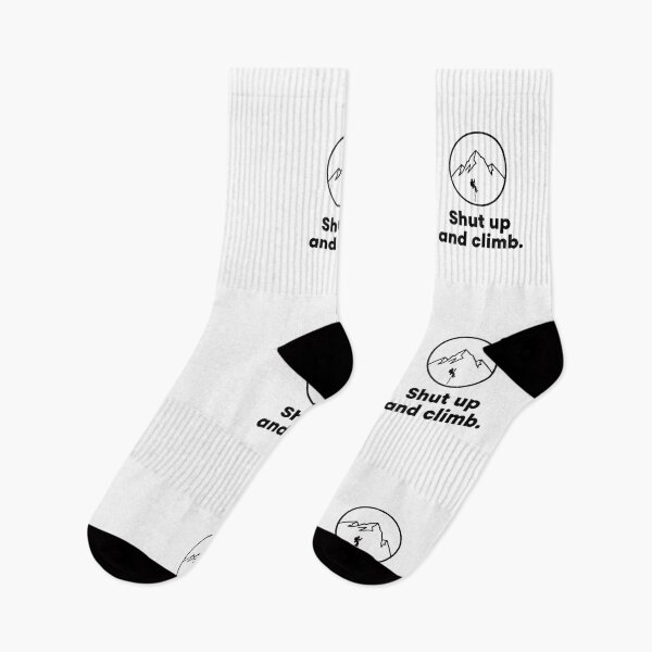 Item preview, Shut Up And Climb - Minimalist Motivation designed and sold by BloomKind.