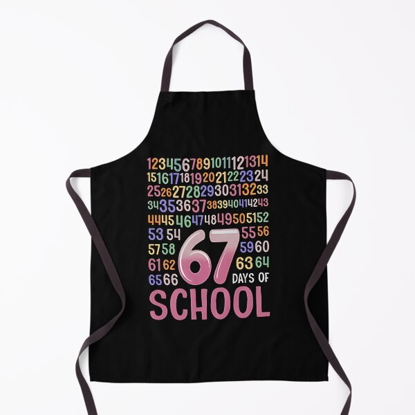 Item preview, Sixty Seven Days Of School With Colorful Number Pattern And Bright Classroom Energy designed and sold by barrycantre11.